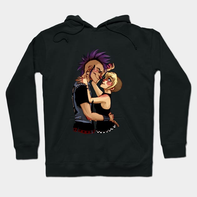 Subculture In Love Hoodie by Beatrick